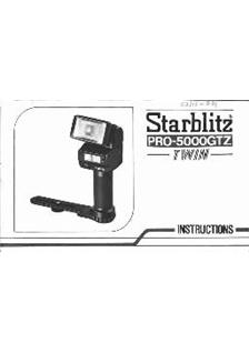 Starblitz 5000 GTZ Pro Twin manual. Camera Instructions.
